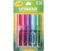 Lot de 5 brillants à lèvres liquides Lip Smacker Crayola Party Pack 0,45 fl. oz Firefly Red Punch Fraise sauvage Plumsicle Aquamarine Magic