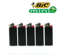 Lot de 5 Briquets J25 Mini BIC Noir
