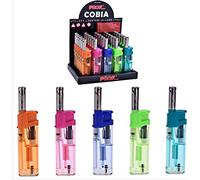 Lot de 5 Briquets (ou Allume gaz) avec embout métal rechargeable hyper pratique : cuisinière, barbecue, bougies,...