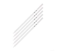 Lot de 5 brochettes fiables à pointe plate pour griller des brochettes à l'extérieur sans que les aliments ne glissent sur le barbecue ou le feu de camp (20 cm)