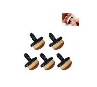 Lot de 5 brosse ongle en forme de bague soies fines et douces pour retirer la poussière de manucure outil pratique