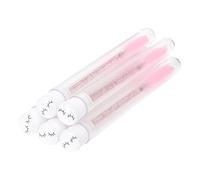 Lot de 5 brosses à cils pour homme et femme avec tube pour adultes - Anti-poussière - Usage unique - Blanc n°2