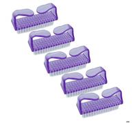 Lot de 5 brosses à ongles, nettoyantes - Violet - Vivezen