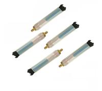 Lot de 5 brosses à souder M6 pour couture de soudure, 5 pièces en silicone avec manchon en silicone, longueur réglable et réutilisable, acide et alcalin a une forte conductivité électrique