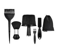 Lot de 5 brosses de nettoyage douces pour le cou pour enlever les poils morts pour salon de coiffure, brosser les poils autour du cou et des oreilles