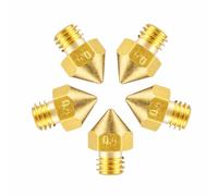 Lot de 5 buses 0.4mm en laiton pour WEEFUN TINA 2 / TINA 2S / TINA 2 PRO imprimante 3D nozzle buse d'extrusion de remplacement