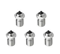 Lot de 5 buses bimétalliques à haut débit 0,4/0,6/0,8 mm for imprimantes 3D I3 Mega Series - Mise à niveau de la tête d'impression extrudeuse V6(0.4mm)