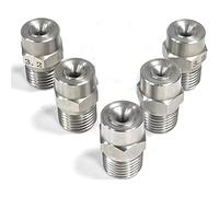 Lot de 5 buses coniques solides en acier inoxydable haute pression pour humidification et refroidissement 3 à 2 mm