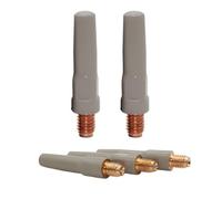 Lot de 5 buses de 25 mm avec revêtement spécial pour une meilleure résistance à l'usure lors du soudage en toute sécurité, meilleure répartition de la chaleur