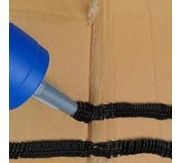 Lot de 5 buses de calfeutrage cylindriques de 56 mm pour calfeutrage de type cartouche avec construction en silicone