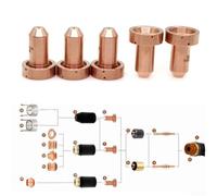 Lot de 5 buses de découpe plasma 9-8206 pour dynamique thermique pour SL60~100 embouts de torche WSP-10003 compatibles avec T/D SL 60/100