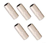 Lot de 5 buses de gaz MIG de 5/8 po KP2742-1-62R pour Lincoln PRO 250L 300L 350A Ensemble de consommables de soudage en cuivre fileté