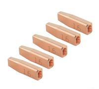 Lot de 5 buses de guidage à double fil en cuivre compatibles avec la torche de soudage CQWY SUP21S de 1 0 2 0 mm de diamètre pour un contrôle précis de la soudure (1,6)