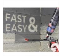 Lot de 5 buses de pulvérisation en mousse compatibles avec la plupart des systèmes de mousse pour isolation du plafond et des murs avec design réutilisable et économique