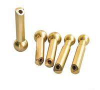 Lot de 5 buses de refroidissement à billes de passage en laiton pour machines à outils CNC, angle de pulvérisation réglable, compatible avec le refroidissement intérieur de la tête révolutionnaire