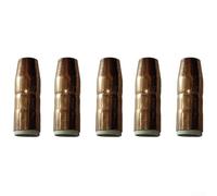 Lot de 5 buses de soudage de rechange N-M1218C - Diamètre intérieur 1/8 - Rainure pour Miller MDX250 pour équipement de soudage MIG