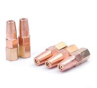 Lot de 5 buses de soudage en laiton pour chalumeau H016 Oxy Propane - Embouts multifonctions pour chauffage et pliage du métal (0,9 mm)