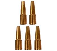 Lot de 5 buses de soudage MIG 23T37 en cuivre 3/8 en forme de cône pour lampe torche style #2 4 compatible avec diffuseur de gaz MIG série 200 400