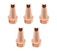 Lot de 5 buses de soudeur en cuivre de rechange pour machine de soudage portative