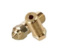 Lot de 5 buses d'imprimante 3D K1/k1 Max, buse 3 V3 KE, laiton plaqué cuivre, acier trempé for buses K1/CR-M4 0,4/0,6 mm(Silver,0.4mm)