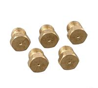 Lot de 5 buses d'injecteur de propane en métal pour brûleur SABAF pour cuisinière à gaz GPL pour installations domestiques et commerciales