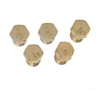 Lot de 5 buses en laiton pour brûleur de plaque de cuisson, injecteur de propane de 0,5 à 1,02 mm pour filetage M6