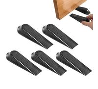 Lot de 5 butées de porte résistantes et à l'épreuve des , butée de sécurité au sol et bloqueur de porte | Pour hôtel, chambre, appartement, balcon, garage, grange, animaux familiaux