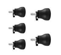 Lot de 5 butées de roue pour chaise de bureau, roulettes lourdes, fixation rapide pour roulettes fixes et accessoires de roulement, bureau à pieds, installation facile