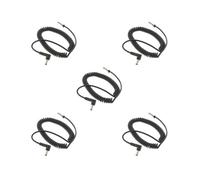 Lot de 5 câbles d'alimentation CC 5,5 x 2,1 mm vers batterie factice PW20 DR-E6 DMW-DCC3 NP-FZ100