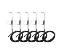 Lot de 5 câbles d'allumage pour barbecue avec électrode pour Nexgrill 720-0830H, 720-0830D, 720-0888, 720-0888N, convient aux modèles Home Depot