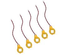 Lot de 5 câbles de batterie 2032 à 2 broches pour carte mère BIOS CMOS et câble de rechange