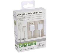 Lot de 5 câbles de Chargement pour Samsung Galaxy Note 3 USB 2.0 Blanc 100 cm