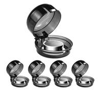 Lot de 5 cache-boutons de poêle, adhésif puissant pour serrure de four, vue claire et sécurisée avec couvercle de bouton de cuisinière, taille universelle pour et bébés, protection pour