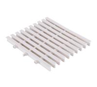 Lot de 5 cache-grilles de vidange pour piscine et douche, en plastique ABS, 25 x 100 cm, durable et fonctionnel