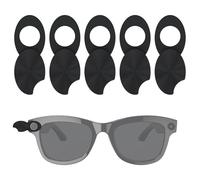 Lot de 5 Cache-lumière pour Lunettes connectées Ray-Ban Meta Traveler Skyler Headline, Noir, Rotatif, avec LED, idéal pour masquer la lumière des Verres