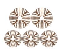Lot de 5 Cache-Pots de Fleurs Ronds découpables, pour Utilisation en intérieur, pour Le Jardinage en intérieur, en Mousse avec Fonction vergogne - Fonction écureuil - Protection des