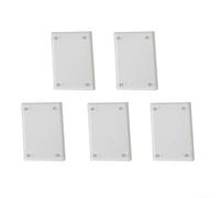 Lot de 5 cadres photo en acrylique transparent à angle droit 0 2 + 0 2 cm d'épaisseur pour afficher des photos, des certificats, des étiquettes de prix avec maintien sécurisé des photos (4 x 6 cm)