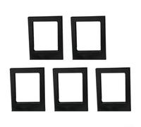 Lot de 5 cadres photo magnétiques pour réfrigérateur Instax Mini pour changer rapidement les photos (noir)