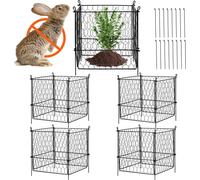 lot de 5 cages de protection des plantes Fil de jardin 340x340x315mm Métal