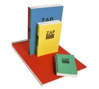 Clairefontaine 3354C Carnet Encollé Zap Book - 160 Feuilles Papier Croquis 100% Recyclé - A4 21x29,7 cm 80g - Couleur de Couverture Aléatoire (4 coloris vifs possible)