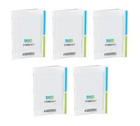 Lot de 5 Cahiers Duo polypro 24x32cm 90g 96p grands carreaux incolore