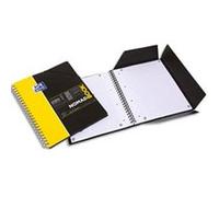 Lot de 5 Cahiers Etudiant NOMADBOOK spiralés, couverture polypro, 160 pages seyès, Format 24 x 31 cm, avec appli SOS NOTES G