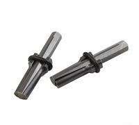 Lot de 5 cales à fendre la pierre - Outils de rupture de roche de 14 mm - Équipement de fendage de granit et cales de fissuration du béton - Outils à main de maçonnerie durables pour carrière, manuels