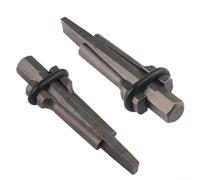 Lot de 5 cales à fendre les roches de 16 mm de diamètre, fabriquées en alliage d'acier traité thermiquement pour maçonnerie de carrière et construction robuste