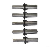Lot de 5 cales de 14 mm pour fendeuse de pierre - Outils de fendage de roche avec cales à plume, compatibles avec pierre dure, granit, béton, kit d'outils à main