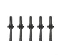 Lot de 5 cales de séparation de pierre 125 x 12 mm pour béton, granit, marbre, carrière, outil à main en acier robuste, finition grise, brise-roche, kit de démolition de maçonnerie