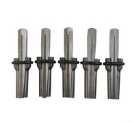 Lot de 5 cales de séparation de roche robustes avec cales en plumes de 2,4 cm de diamètre pour briser efficacement le granit, la pierre, le béton et les surfaces de roche dure