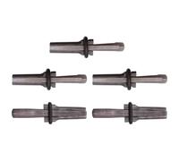 Lot de 5 cales et cales pour fendre des pierres, des marbres, des granits, des marbres