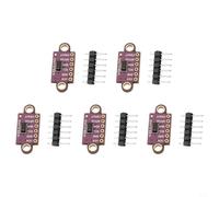 Lot de 5 capteurs de distance VL53L0X Time-of-Flight - 940 nm - Distance infrarouge jusqu'à 2 m - Interface I2C pour détection des gestes - Détection d'obstacles pour Arduino - Kit de développement