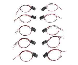 Lot de 5 capteurs de faisceau infrarouge pour projets Raspberry Pi - Détecteur de barrière optique à réponse rapide pour voitures intelligentes 3-5 V